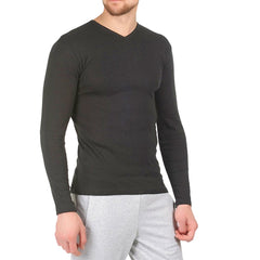 VKA27 Sous-pull modèle CARTER col en V pour homme effet thermique