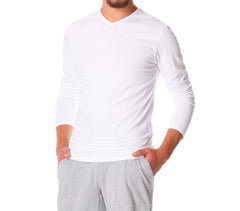 VKA27 Sous-pull modèle CARTER col en V pour homme effet thermique