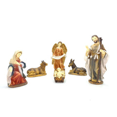 Nativité, pour la crèche 277948 avec 7 personnages en résine décoration de Noël
