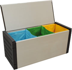 Banc 3 compartiments avec sacs collecteurs 9240 coffret 85x39x34 cm