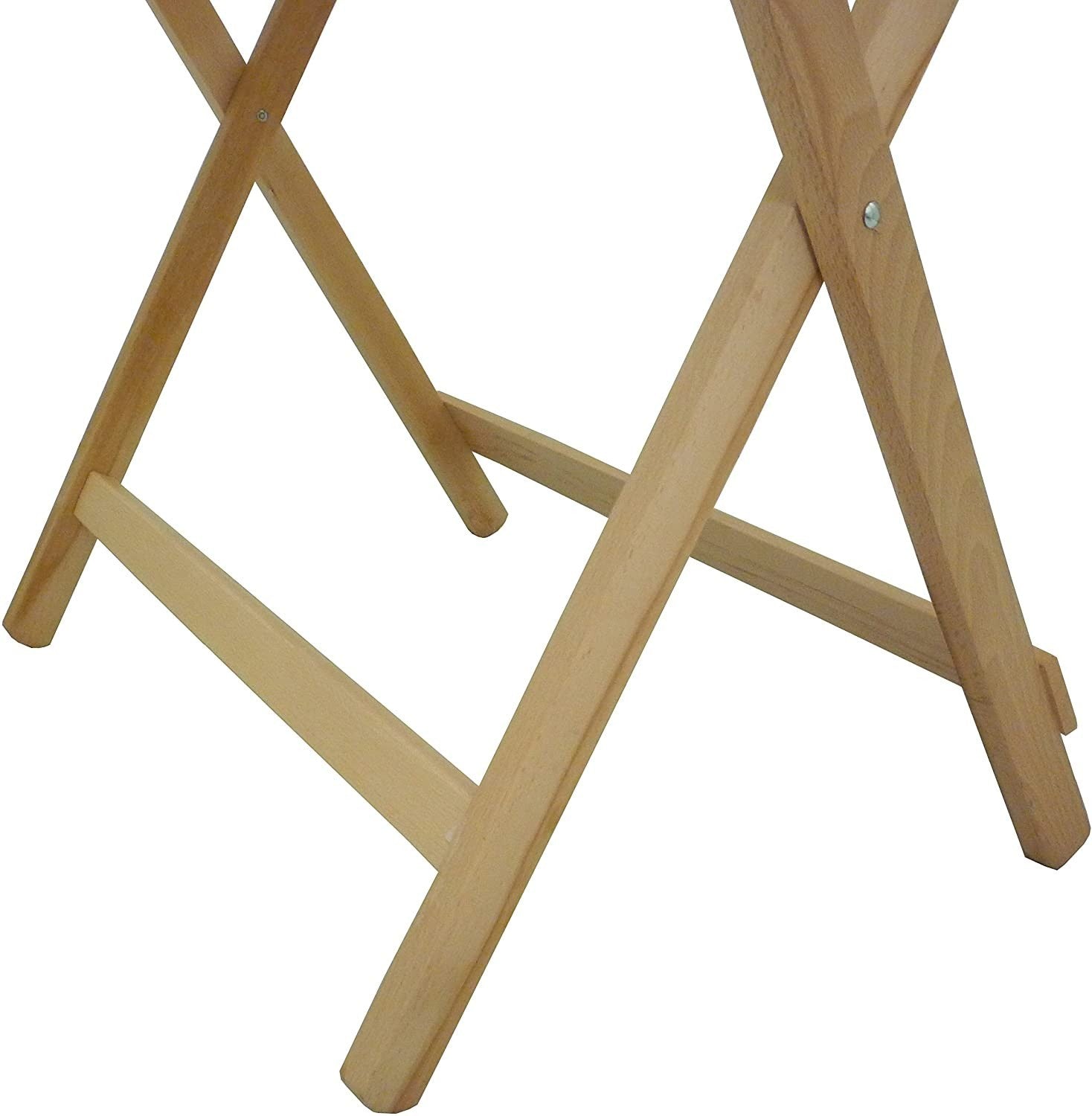 Table pliante 80 x 60 cm en bois naturel art. 292 pliable de jardin