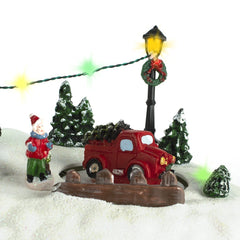 Mobile et décor de Noël 361002 avec magasin lumières musique, mouvement de Noël