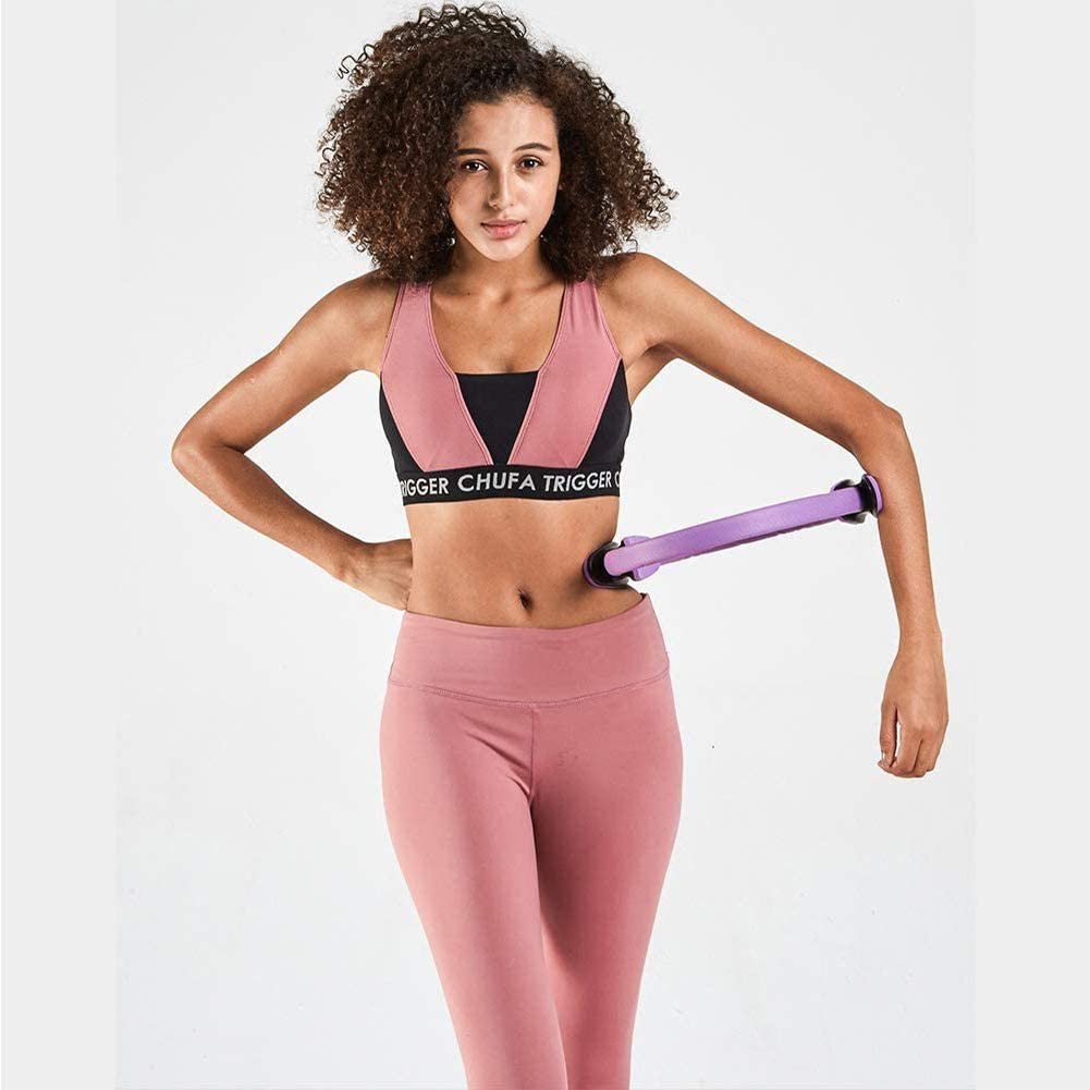 Anneau de fitness de résistance 38cm exercices pilates yoga brûleur graisse, gym