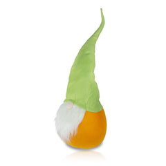 Gnome Avec Chapeau 234042 vert et orange 95 Cm en tissu avec barbe de Pâques