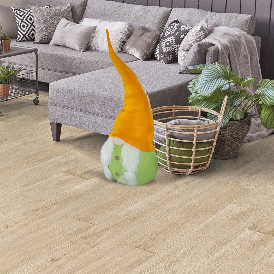 Gnome Avec Chapeau 234042 vert et orange 95 Cm en tissu avec barbe de Pâques