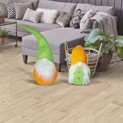 Gnome Avec Chapeau 234043 vert et orange 74 Cm en tissu avec barbe de Pâques