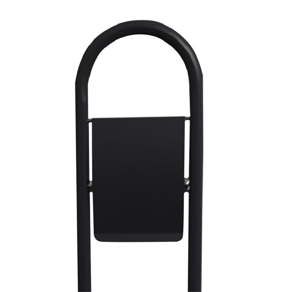 Felicia Porte Rouleau - Porte brosse toilette 136018 de 22 x 81 cm NOIR