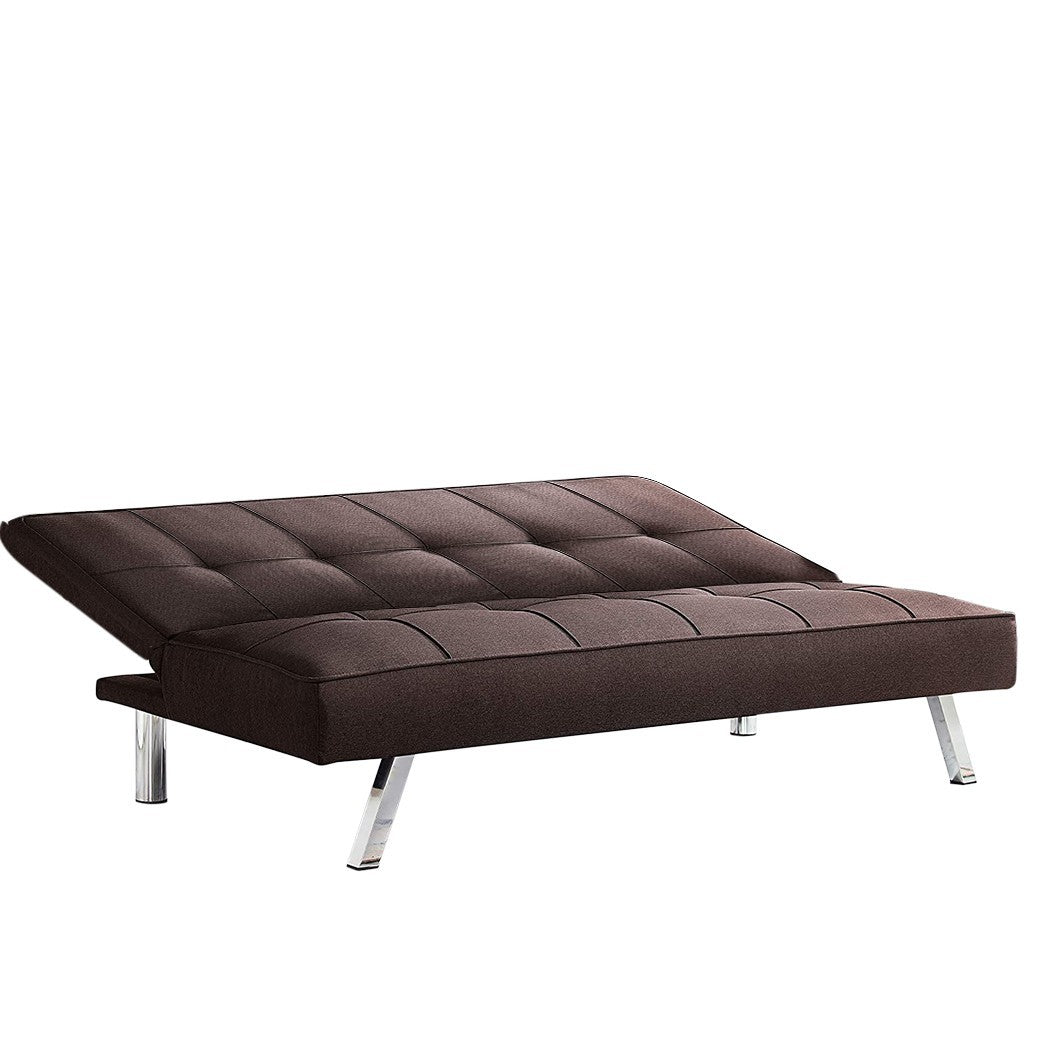 Canapé-lit Gardenia Riga 3 places dossier inclinable clic clac 185x33xH73 cm