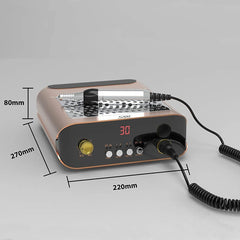Fraise professionnelle, ventilateur et aspirateur 30000rpm 083020 NAIL SANDER M2