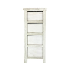Armoire en bois avec pommeau en forme de coeur 4 tiroirs 40x29xH73 cm Art.398009