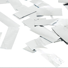 Canon à confettis blancs taille L 60 cm NY132 pour fêtes événements