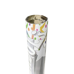 Canon à confettis blancs taille L 60 cm NY132 pour fêtes événements