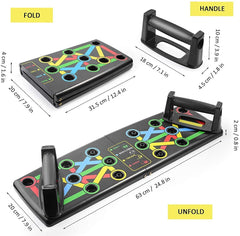 Push up board 210191 table pliante pour entraînement portable push-up fitness