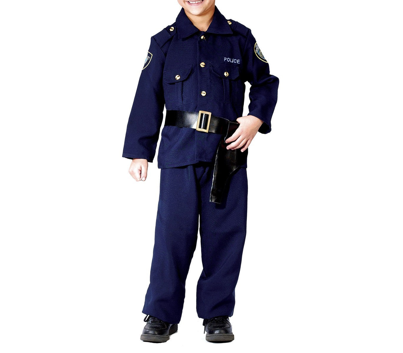 227738 Costume de carnaval déguisement Policier Enfant de 2 à 6 ans