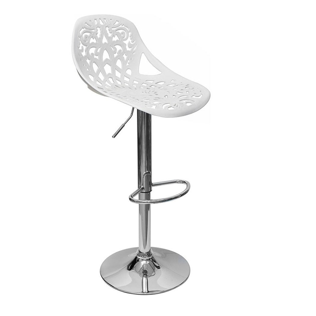 Set 2 pièces Tabouret snack-bar pivotant en polypropylène GIGLIO H79cm