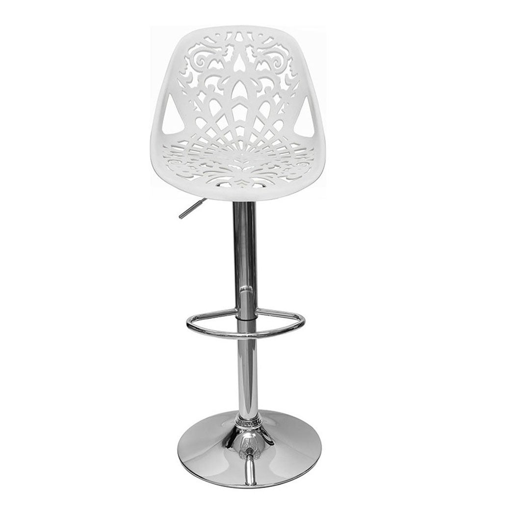 Set 2 pièces Tabouret snack-bar pivotant en polypropylène GIGLIO H79cm