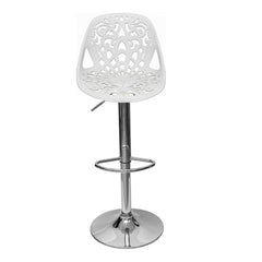 Set 2 pièces Tabouret snack-bar pivotant en polypropylène GIGLIO H79cm