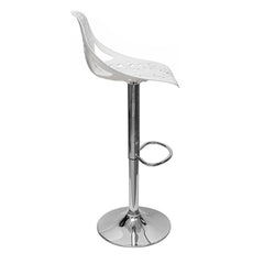 Set 2 pièces Tabouret snack-bar pivotant en polypropylène GIGLIO H79cm