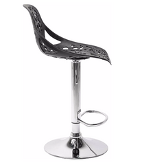 Set 2 pièces Tabouret snack-bar pivotant en polypropylène GIGLIO H79cm