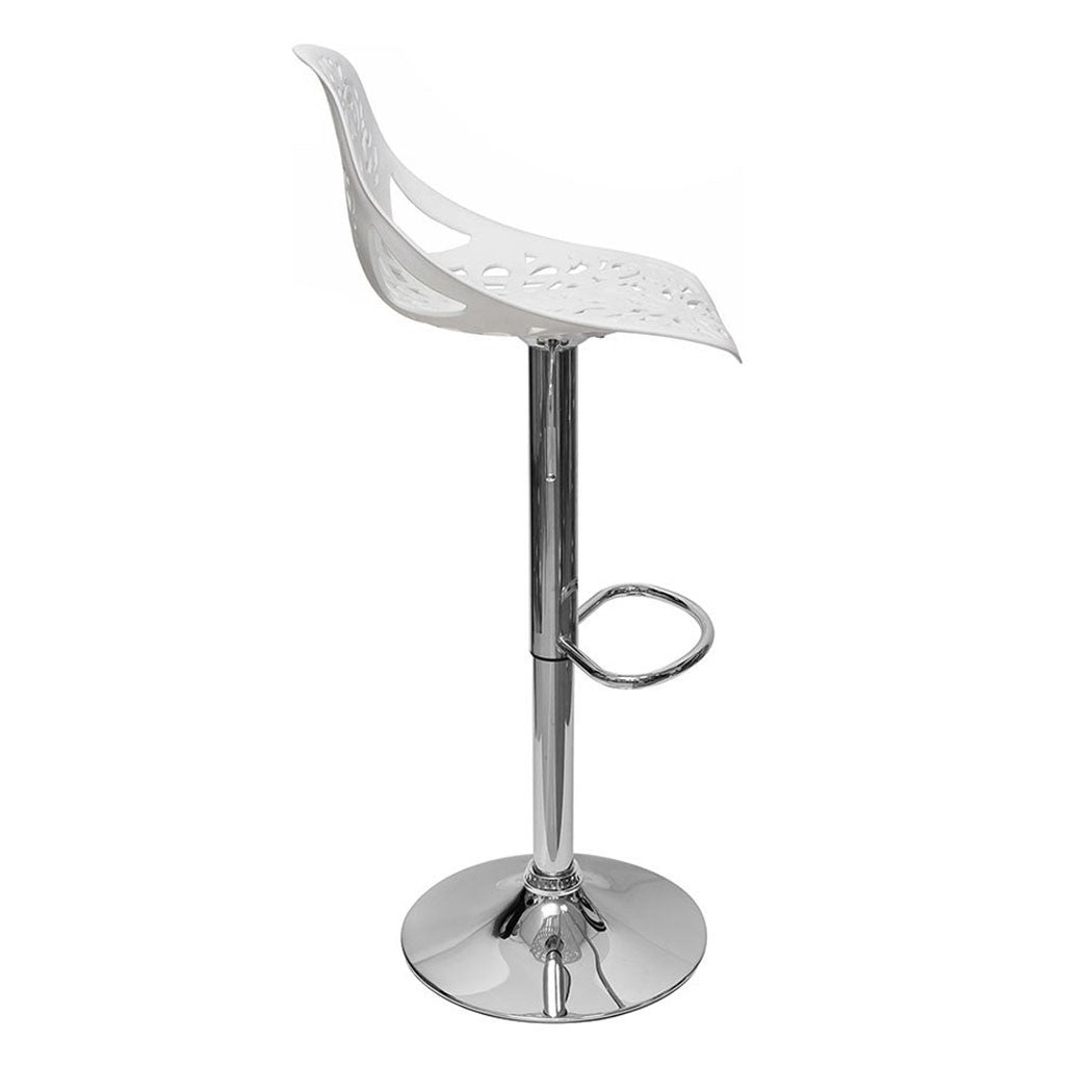 Tabouret snack bar en polypropylène GIGLIO piston à gaz H79 cm siège pivotant