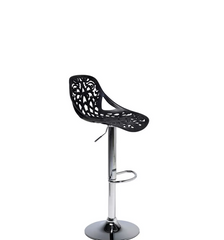 Tabouret snack bar en polypropylène GIGLIO piston à gaz H79 cm siège pivotant