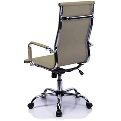 Fauteuil chaise de bureau RADON assise ergonomique en faux cuir 53x63xH110/120cm