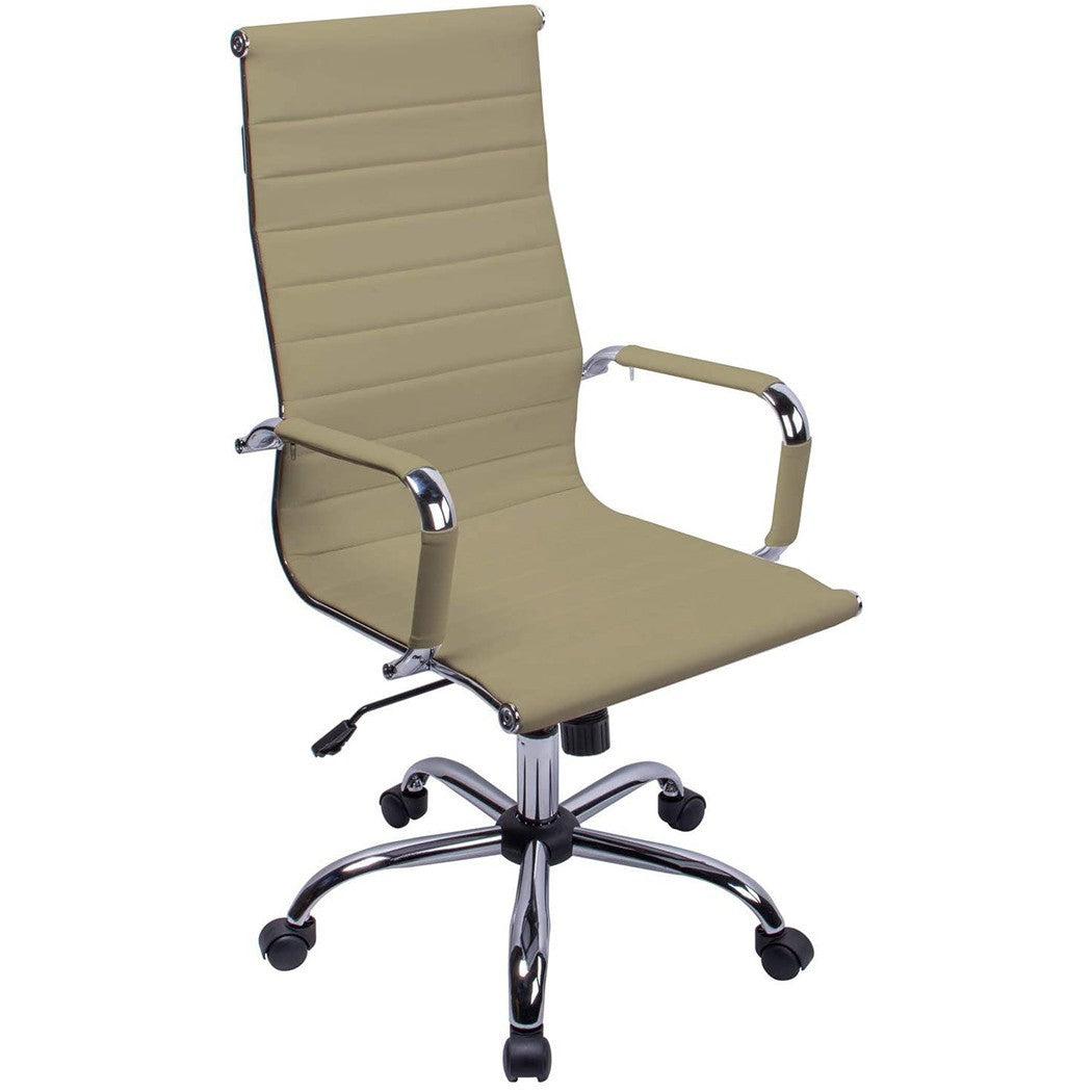 Fauteuil chaise de bureau RADON assise ergonomique en faux cuir 53x63xH110/120cm