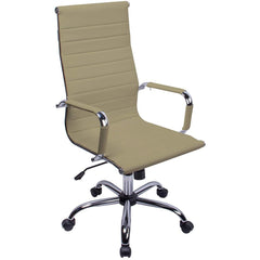 Fauteuil chaise de bureau RADON assise ergonomique en faux cuir 53x63xH110/120cm