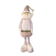 Elfe rose de Noël 383028 hauteur réglable 54 cm jusqu’à 105 cm en polyester