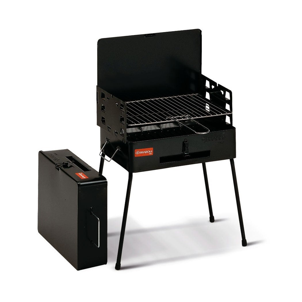 Barbecue de pique-nique FERRABOLI en acier peint 002083 dans boîtier 30x40x55cm