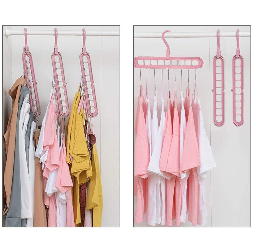 Set 2 Cintres à vêtement gain de place Magic Clothes Hanger Storage