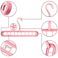 Set 2 Cintres à vêtement gain de place Magic Clothes Hanger Storage