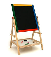 Tableau réversible 30 x 35,5 (L x H) pour enfants avec crayons et feutre