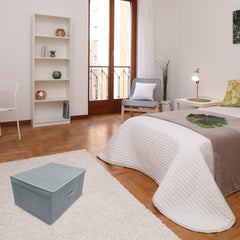 Boîte de rangement GRIS  sous lit 745000 hors saison 50x40xH25 cm