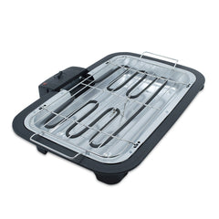 Barbecue électrique de table JORDAN Grille en acier JGB301G 2200W 37x21 cm