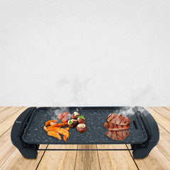 Plaque de gril anti-adhésive en aluminium JCPB4020 puissance 1600W 46x20xH8 cm
