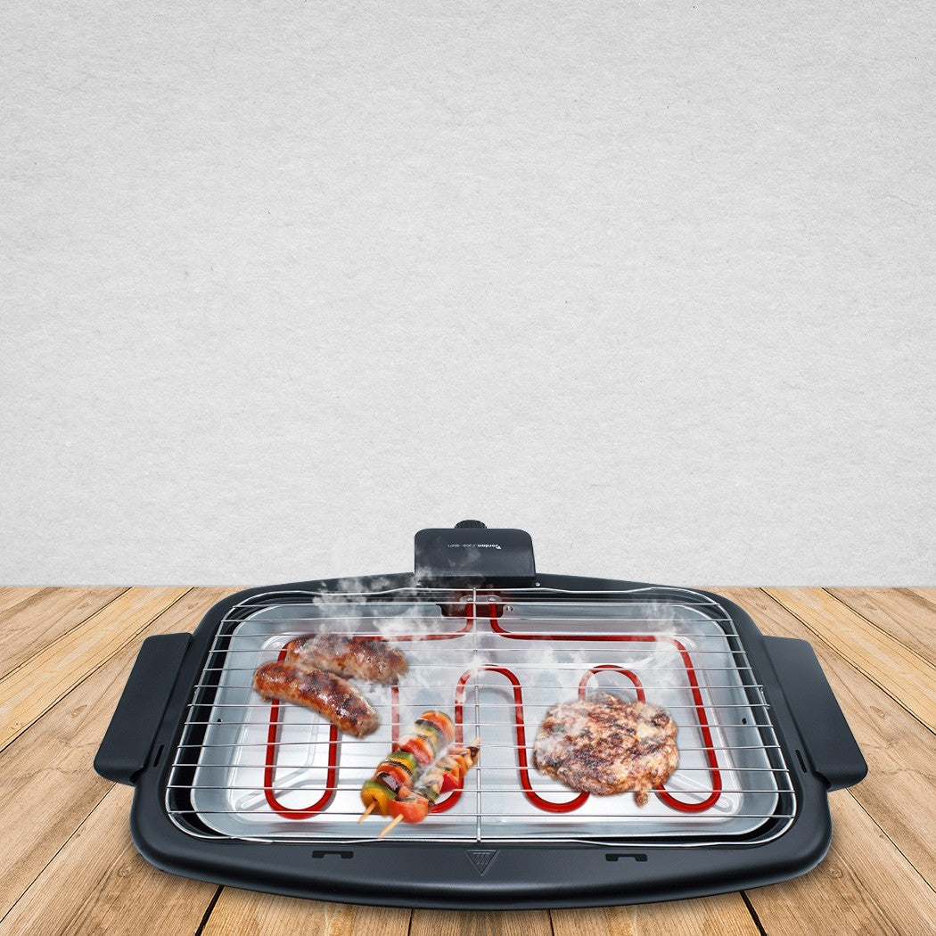 Barbecue électrique de table JORDANIE grill en acier JGB304T1 max 2200W 47x28cm