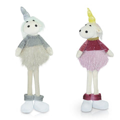 Licorne tissu décoratif idée cadeau art. 234050  30 cm de haut Pâques