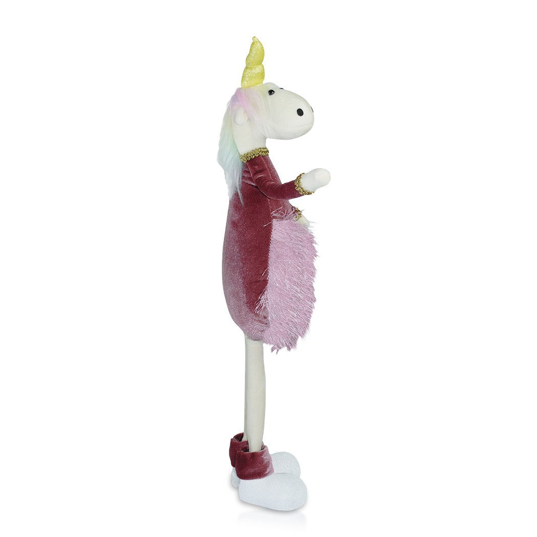 Licorne tissu décoratif idée cadeau art. 234049 50 cm de haut Pâques