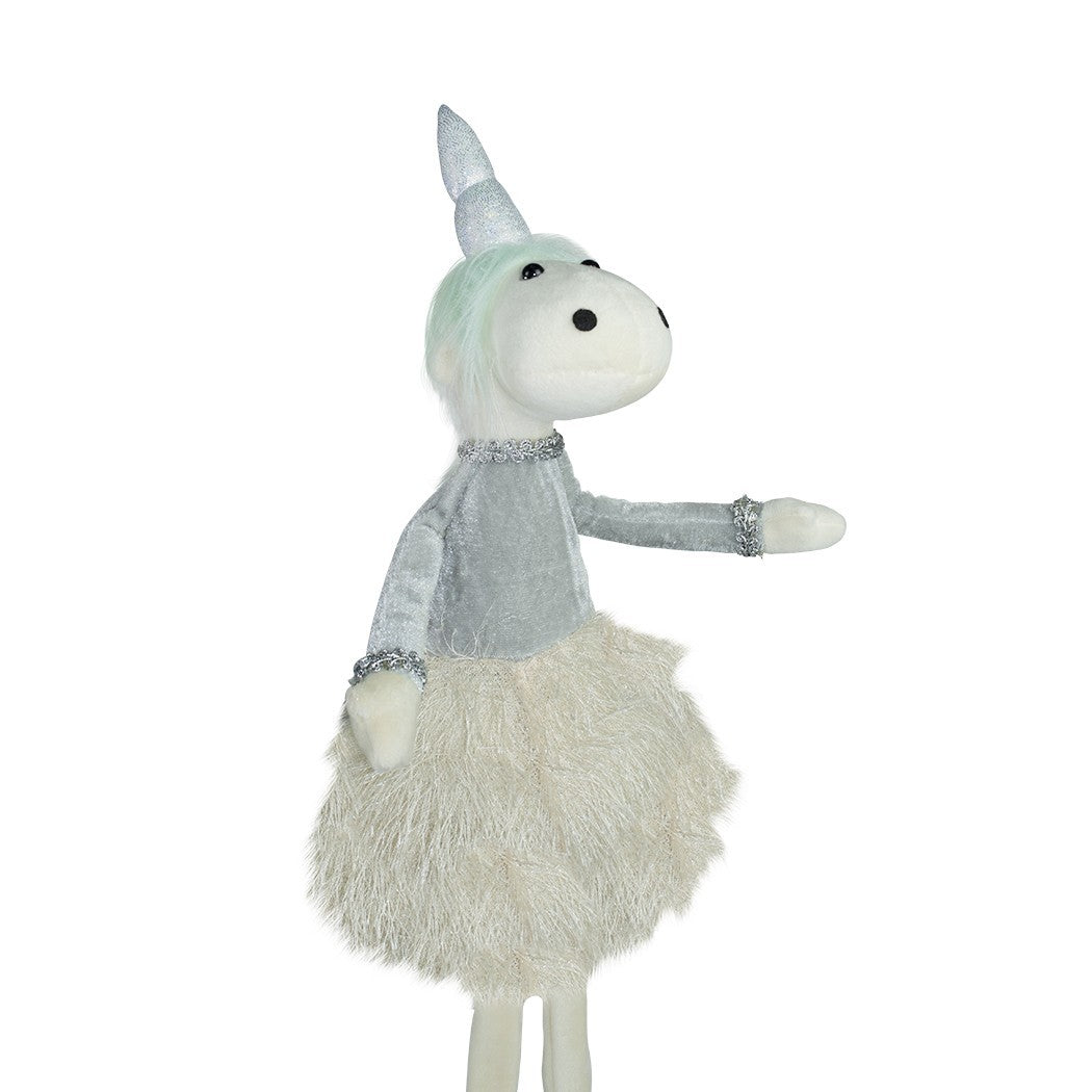Licorne tissu décoratif idée cadeau art. 234049 50 cm de haut Pâques