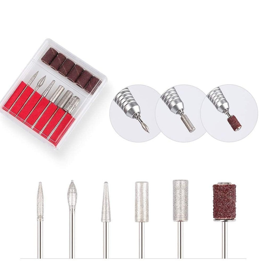 Perceuse à ongles électrique prof. 090257 SML 6 têtes VERNISSEUR D'ONGLES M6