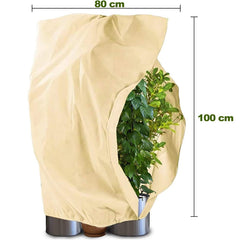 Housse de protection antigel respirante pour plantes d'extérieur 100x80 cm