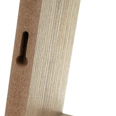 Set de 3 étagères cube et rectangle en bois NATURAL 547137 acc. de montage