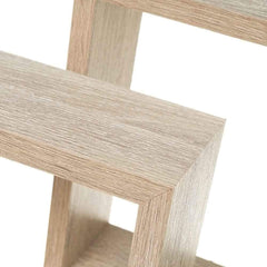 Set de 3 étagères cube en bois NATUREL 547076 avec accessoires de montage