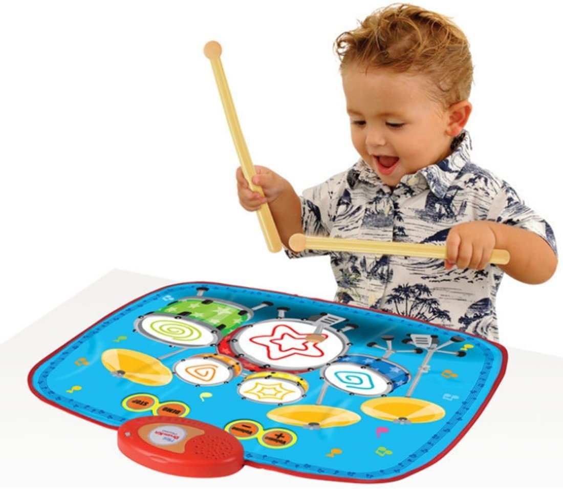 Tapis de batterie 720002 avec bases préréglées et simulations de percussions