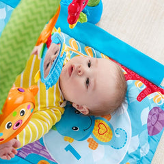 Fisher Price 2 in 1 tapis 343007 avec jeux et musique et tunnel MUSICAL GYM