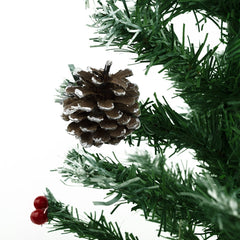 Arbre de Noël 60H Cm 309020 Avec base de jute En PVC Epicéa artificiel