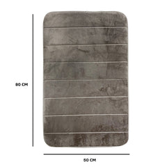 Tapis multi-usage effet daim art. 408261 fond antidérapant dim.50x80 cm