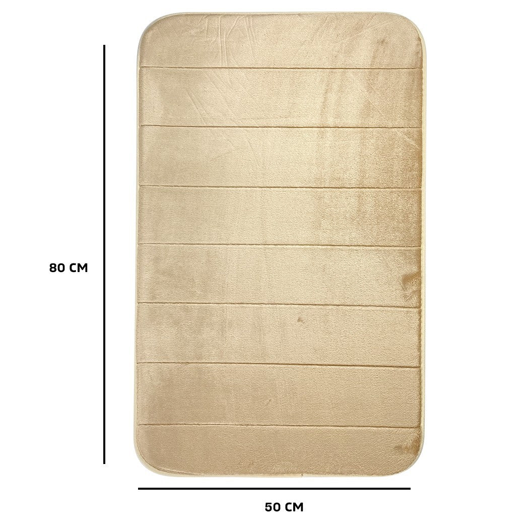 Tapis multi-usage effet daim art. 408261 fond antidérapant dim.50x80 cm