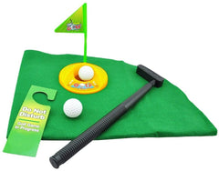 Jeu de golf miniatures - articles de toilette - ensemble de jeu